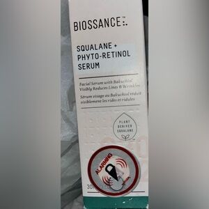 Biossance Squalane + Phyto-Retinol Serum | New & Sealed Product | 1oz